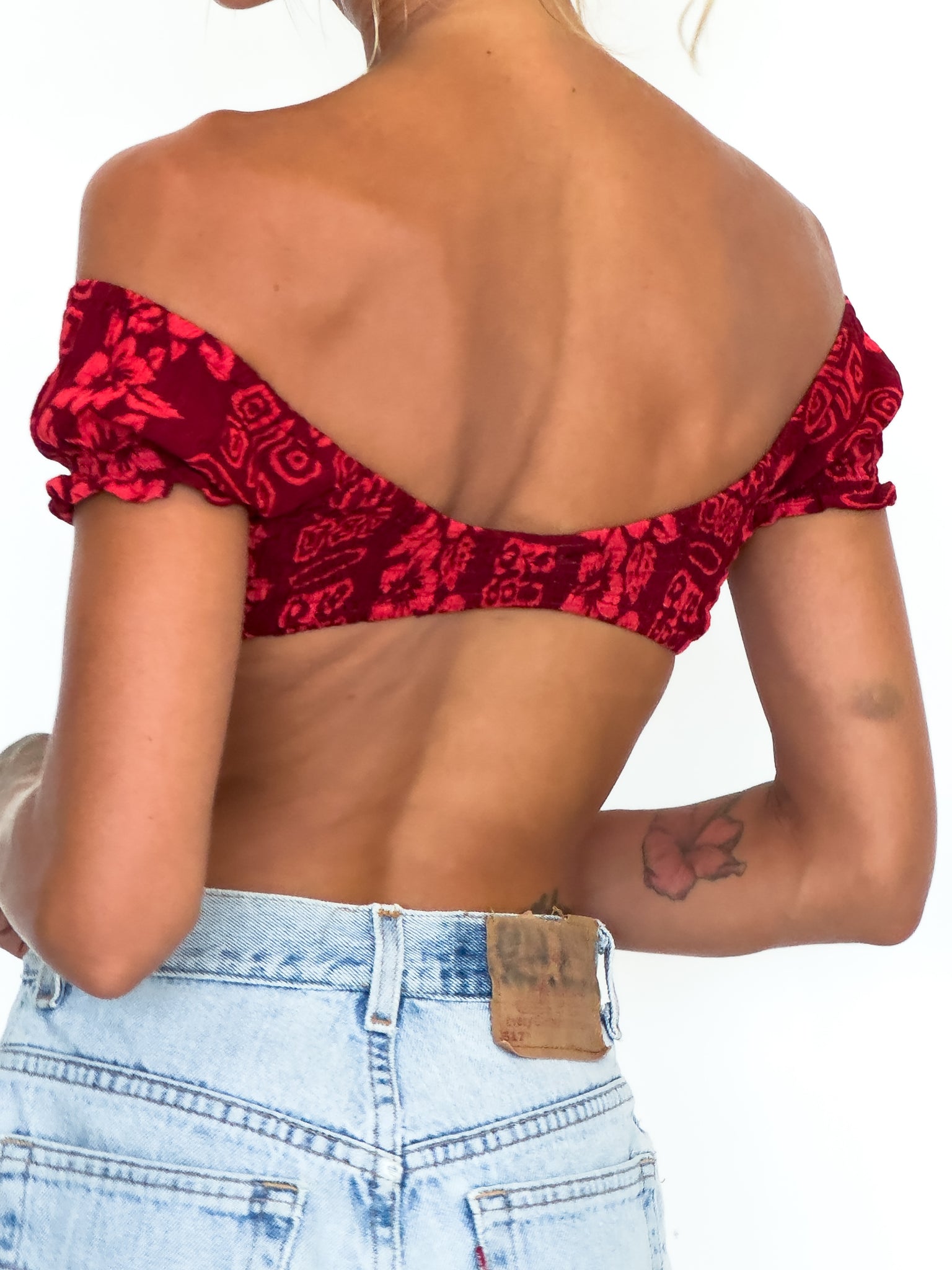 RED HAWAII CROP / XS