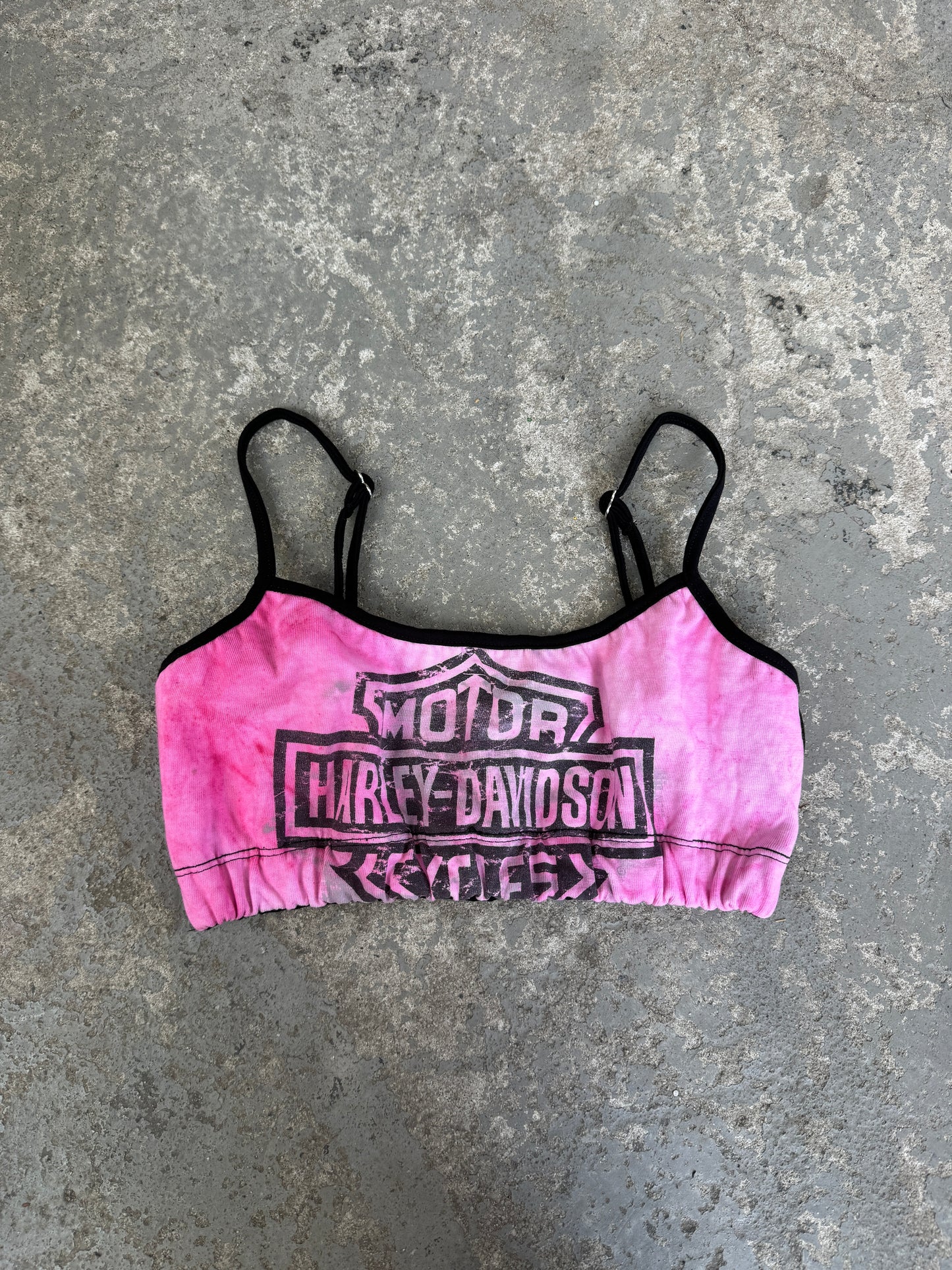 HARLEY DAVIDSON PINK MINI CROP / XS-S