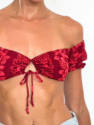 RED HAWAII CROP / XS